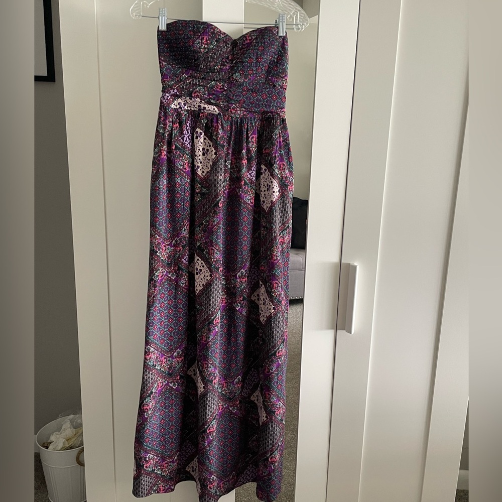 Beautiful Urban Outfitters Bohemian Maxi Dress in Purple